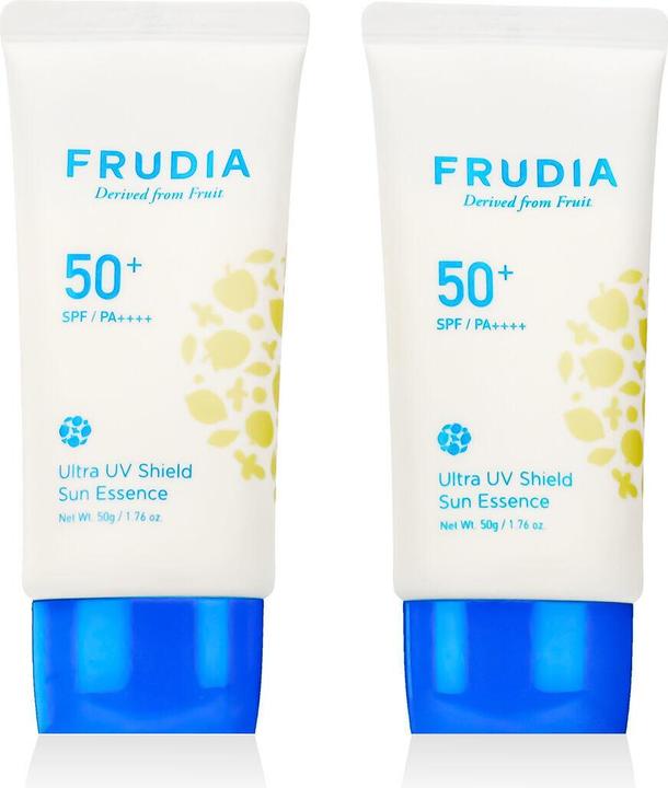 Immagine prodotto Frudia Ultra UV Shield Sun Essence Coffret (Sunscreen, 2x50mL, SPF50+) (Crema solare, SPF 50+, 100 ml, 100 g)
