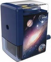 Deli Orbit Blue Handkurbel-Anspitzer