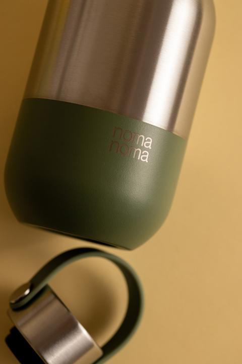 Actual product image noma noma Trinkflasche Edelstahl auslaufsicher 750ml Smoothie Green (0.75 l)