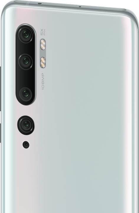 Image du produit Xiaomi Mi Note 10 Pro (256 Go, Blanc Glacier, 6.47", Double SIM, 4G)