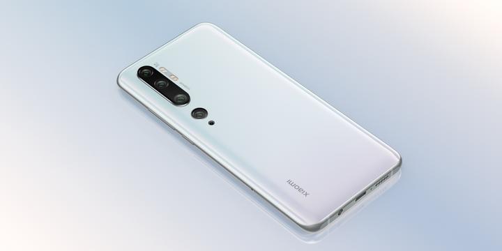 Image du produit Xiaomi Mi Note 10 Pro (256 Go, Blanc Glacier, 6.47", Double SIM, 4G)