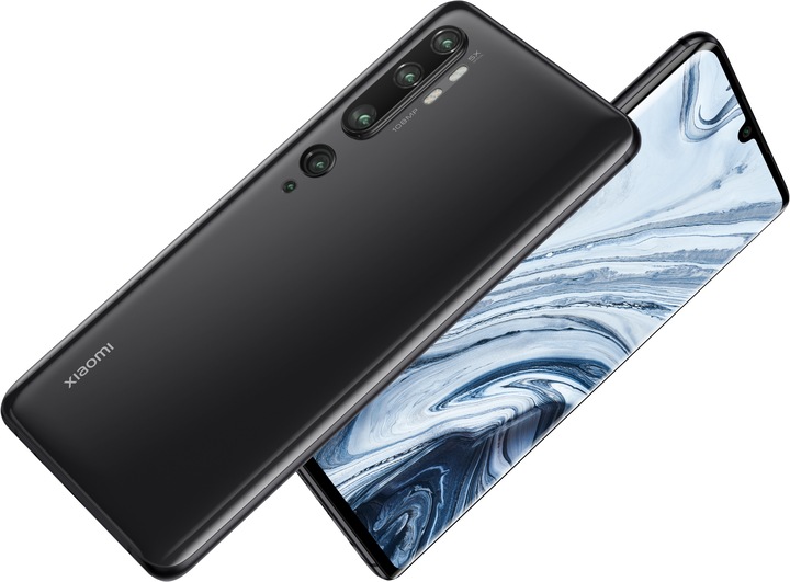 Produktbild Xiaomi Mi Note 10 (128 GB, Midnight Black, 6.47", Dual SIM, 108 Mpx, 4G)