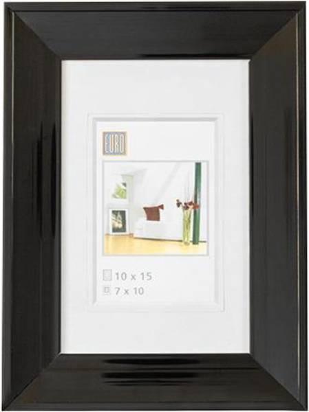 Actual product image Euro Plastic frame L8 10x15 black/brown (10 x 15 cm)