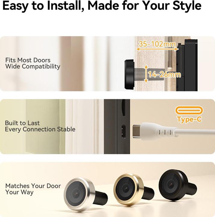 Actual product image Imou Smart Door View VD1 (Digital)