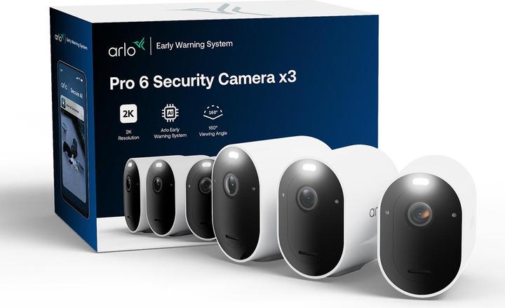 Produktbild Arlo PRO 6 3-CAM, PRO 6, 3-CAM (2560 x 1440 (WQHD))