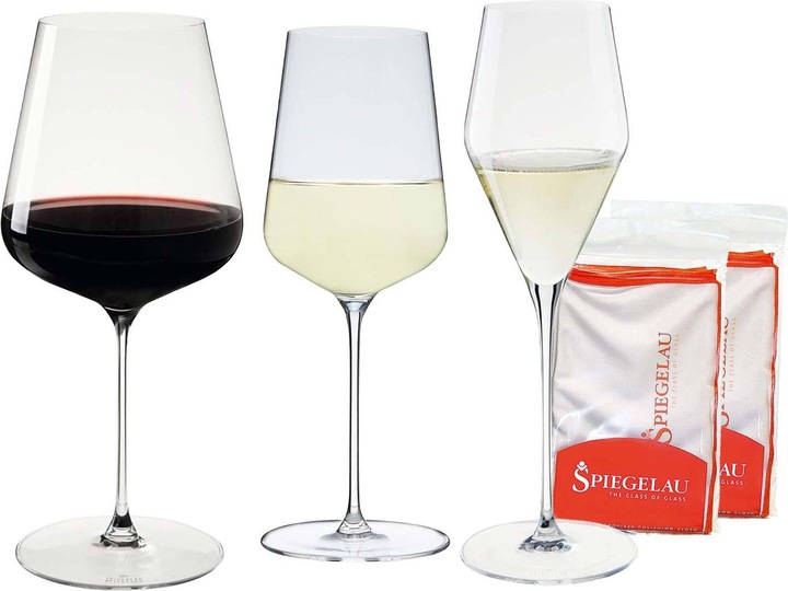 Actual product image Spiegelau Glass set incl. 2 polishing cloths Definition (12 Glasses, White wine glasses)