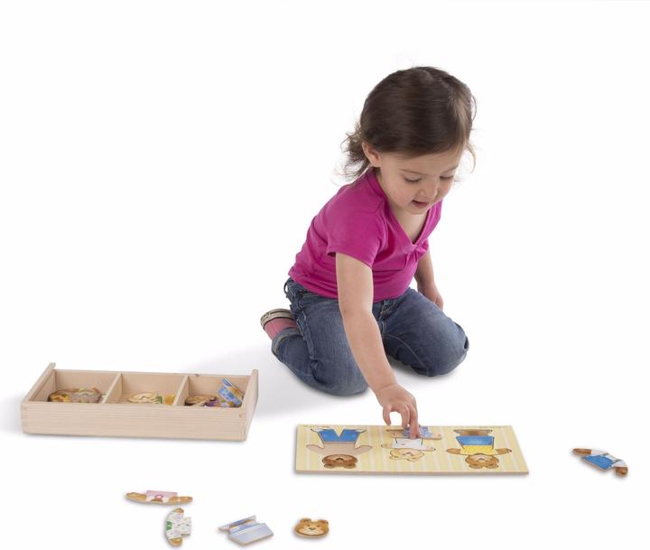 Produktbild Melissa & Doug Coffret Bois La Famille Ours (45 Teile)
