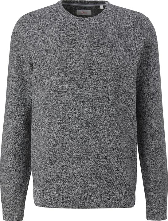 Produktbild S.Oliver Strickpullover Feinstrickpullover mit Crew Neck (S)