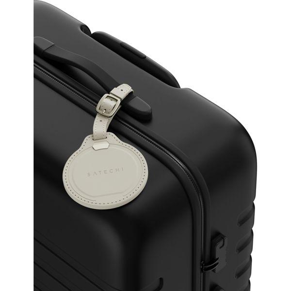 Produktbild Satechi Vegan-Leather FindAll Luggage Tag Sand (Apple, iOS, Mac OS)