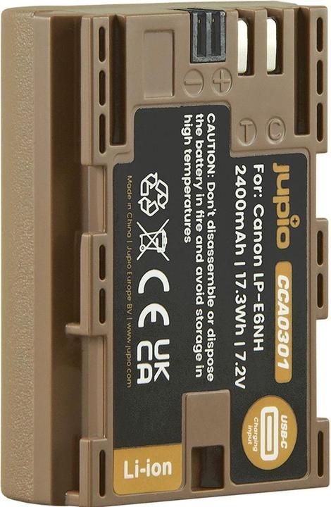 Produktbild Jupio LP-E6NH Ultra C (USB-C Input) 2400mAh (Kamera Akku)
