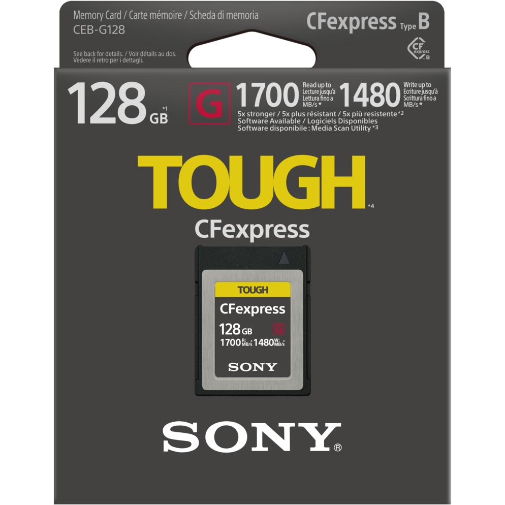 Thumbnail - Sony Tough (128 GB, CFexpress Typ B), Speicherkarte, Schwarz
