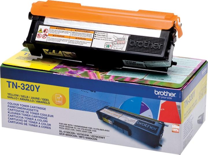 Produktbild Brother TN320Y Toner gelb 1.500 Seiten ISO/IEC 19798 Gelb (Y)