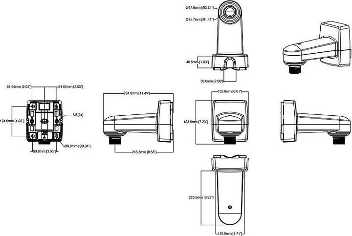 Produktbild Axis TP1001-E WALL/POLE MOUNT
