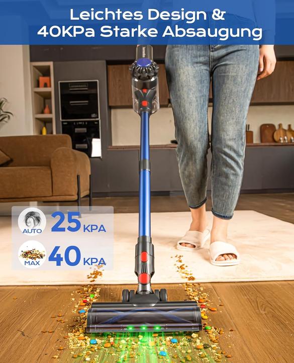 Actual product image Ivormentico Akku-Staubsauger