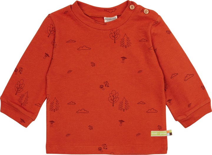 loud + proud Shirt Strukturstrick Terracotta (74)