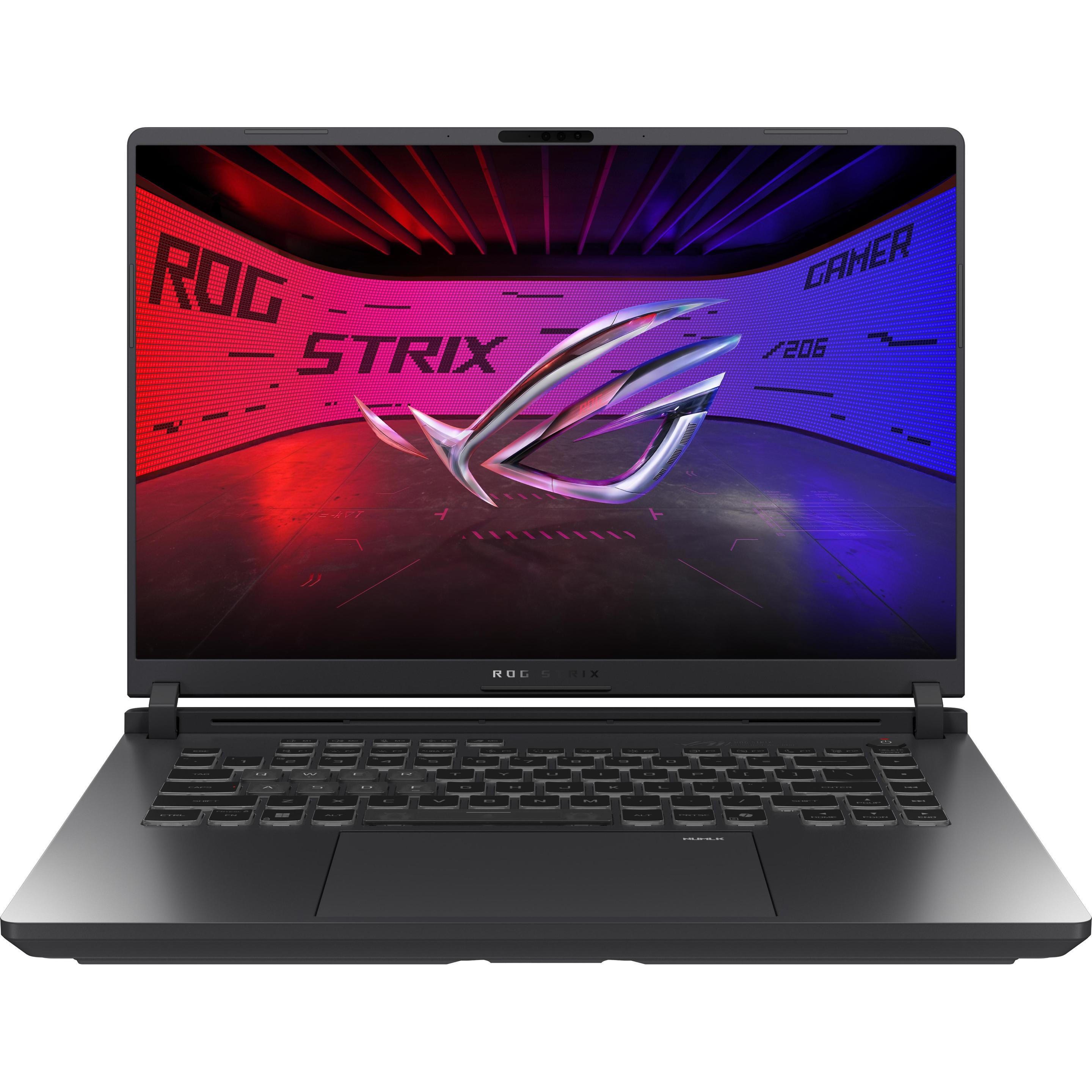 ASUS ROG Strix G16 (16", 1000 GB, 16 GB, Eng. Int., Intel Core i7-14650HX), Notebook, Grau