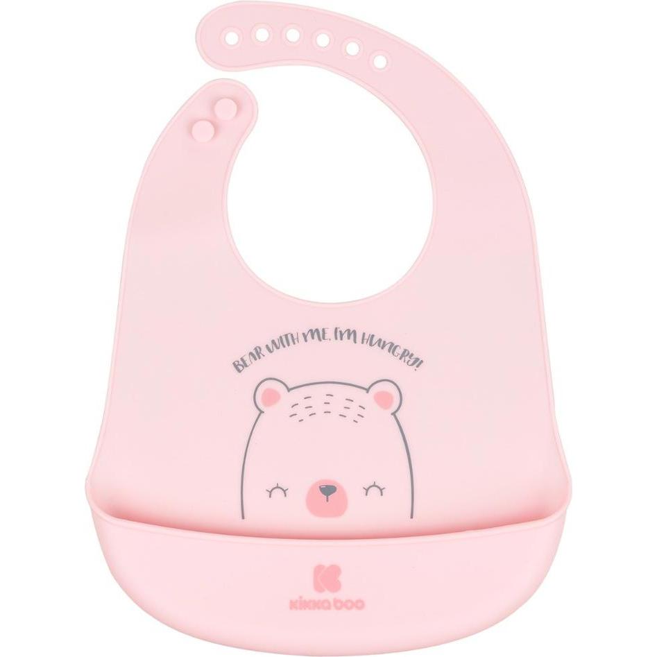Thumbnail - Kikkaboo, Lätzchen, Babylatz Bear with me Slikon (3.96 Monate)