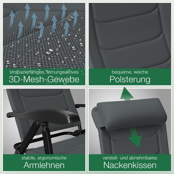 Produktbild Aktivshop Klappstuhl aktiv Camping mit Beinauflage