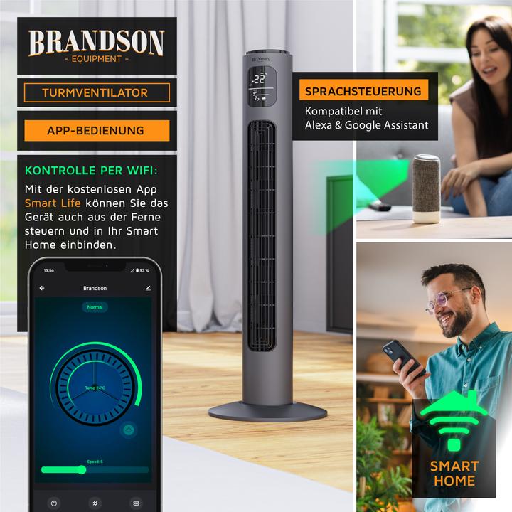 Produktbild Brandson Turmventilator (52 dB)