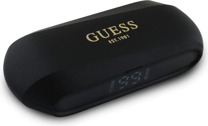 Produktbild Guess Kabellose Kopfhörer Elongated Metallic ENC TWS Bluetooth Headseet - Schwarz (ANC, 26 h, Kabellos)