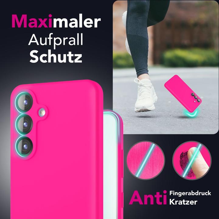 Actual product image Nalia Phoenix - Abwischbare Flüssigsilikon Hülle - Easy Clean Liquid Silicone Cover (Samsung Galaxy S25)