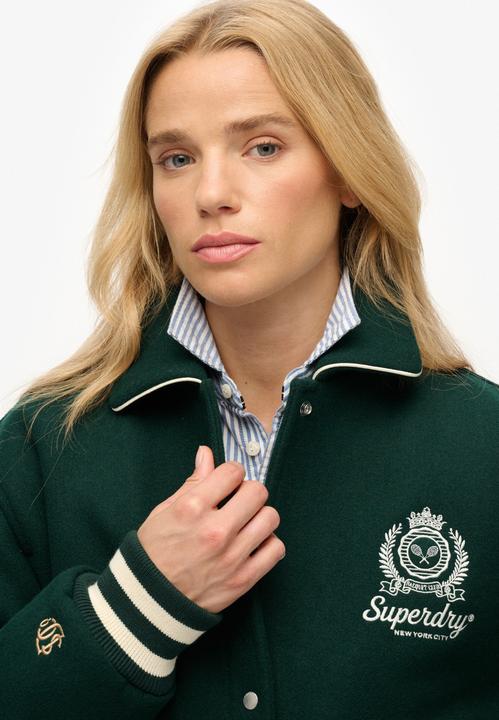 Actual product image Superdry Country Club Wool Blend Bomber Jacket (M)