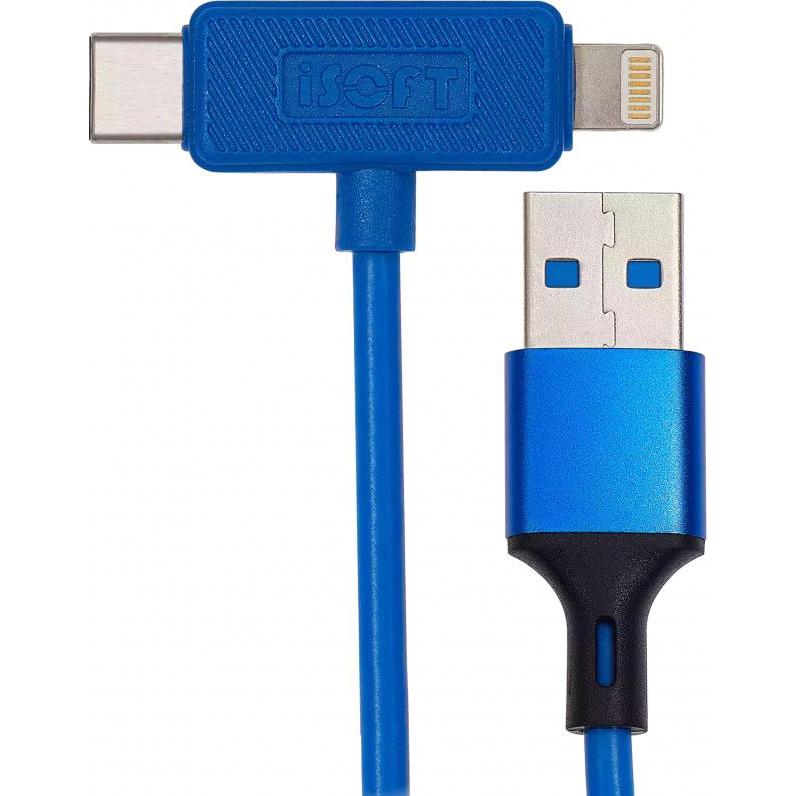 iSoft Lightning / USB-C Cable IS-006 Easy Restore Mode fur iPhone Series, Cavo USB