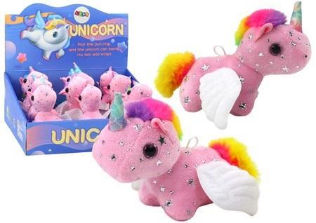 Produktbild Lean Toys Rosa springendes Einhorn (8 cm)