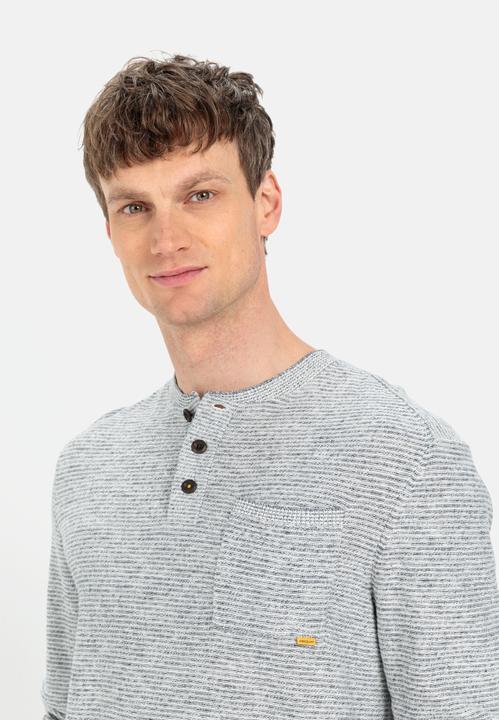 Produktbild Camel Active Strickpullover mit Henley-Kragen (XL)
