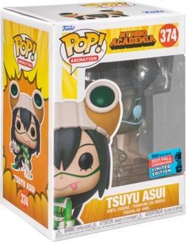 Actual product image Funko POP! My Hero Academia Tsuyu Asui Translucide Exclusive Fall Convention 2021
