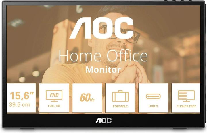 Actual product image AOC 16T3EA (1920 x 1080 pixels, 15.60")