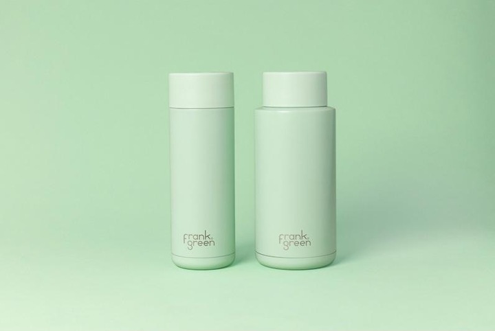 Produktbild Frank Green Edelstahl Keramik Cup - Button (1 l)