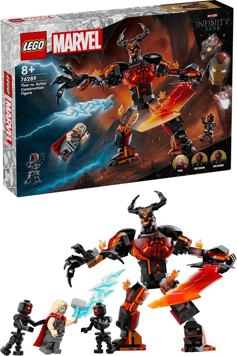 Immagine prodotto LEGO Figura di costruzione di Thor contro Surtur (76289, LEGO Marvel)
