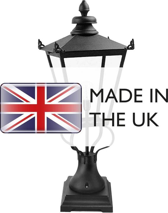 Actual product image Elstead Lighting Wilmslow outdoor floor lamp E27 106cm black, Made in UK (E27, IP20)
