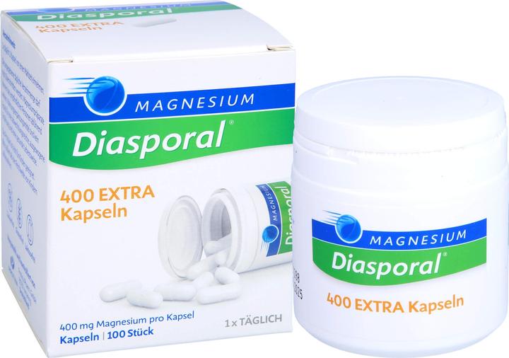 Produktbild magnesium diasporal 400 extra Kapseln, 100 St. Kapseln (100 Stück, Kapseln)