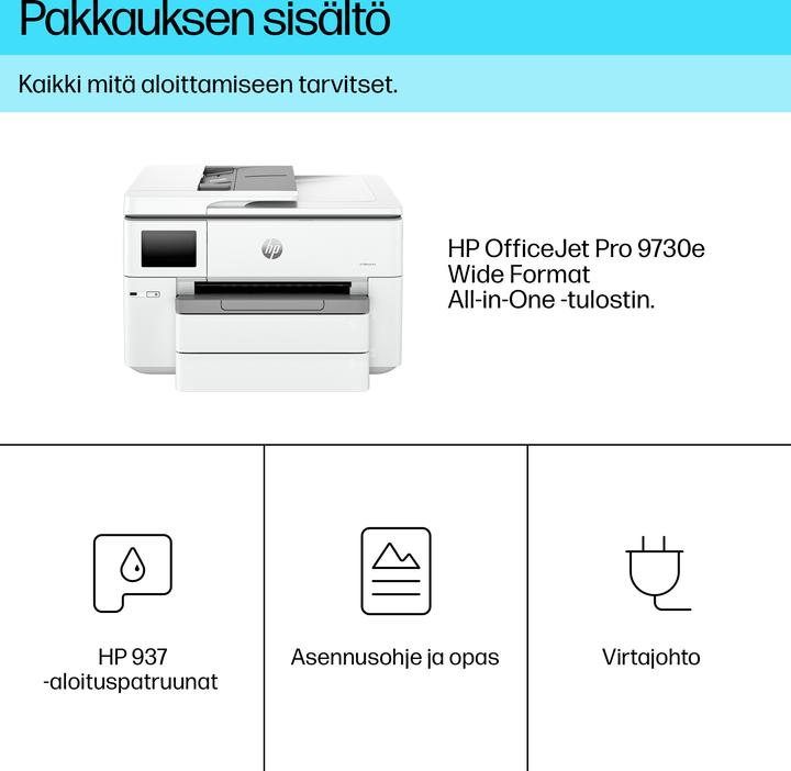 Produktbild HP OfficeJet Pro 9730e (Tintenpatrone)