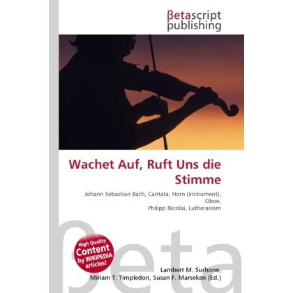 Wachet Auf, Ruft Uns die Stimme, Fachbücher