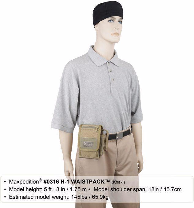 Produktbild Maxpedition H-1 Waistpack Gürteltasche