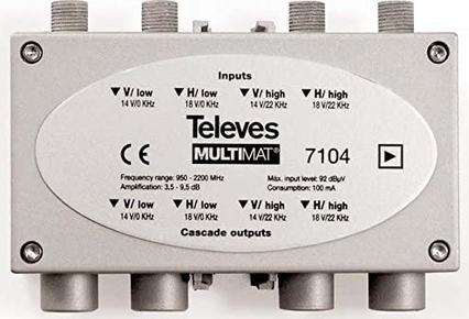 Image du produit Televes Amplificateur MSV 44M SAT ZF (Amplificateur)