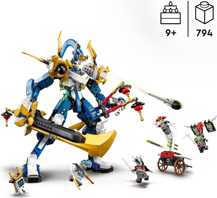 Actual product image LEGO Jay's Titan Mech (71785, LEGO Ninjago)