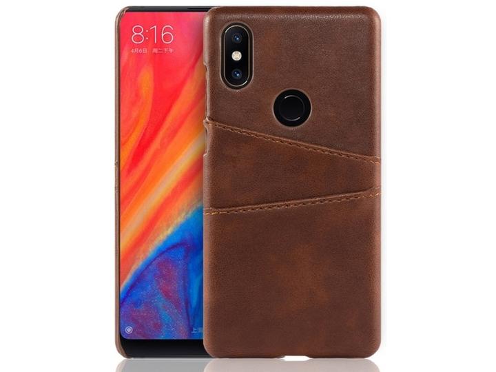 Image du produit Screenguard Xiaomi Mi Mix 2S CardCaddy étui arrière en cuir avec des poches pour cartes (Mi Mix 2S)