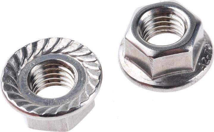 Produktbild RS PRO Edelstahl-Flanschmutter m.Sprrvrzahn M10 (M10)