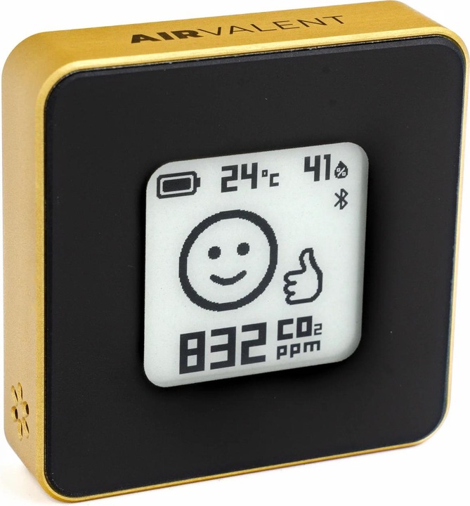 Produktbild Airvalent Smart Home Air Quality Sensor/Gold/Black Airv-Eleg