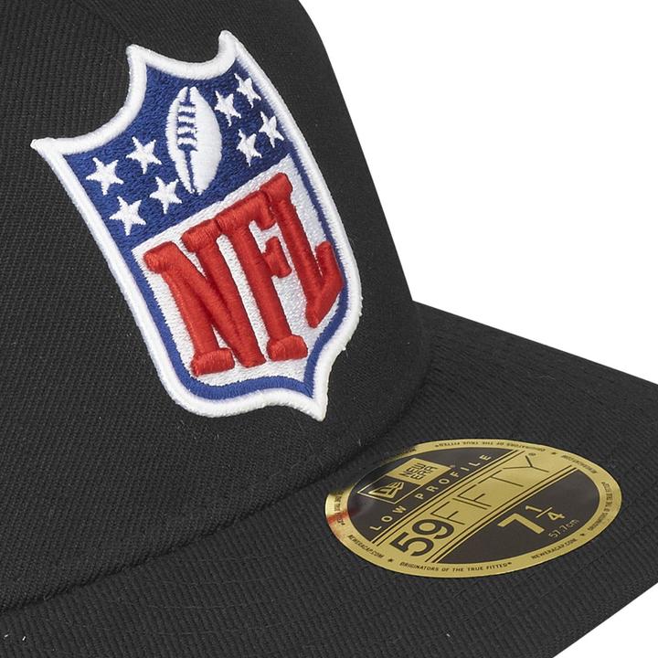 Produktbild New Era 59Fifty LOW PROFILE Cap - NFL Shield schwarz - 7 3/8 (7 3/8)