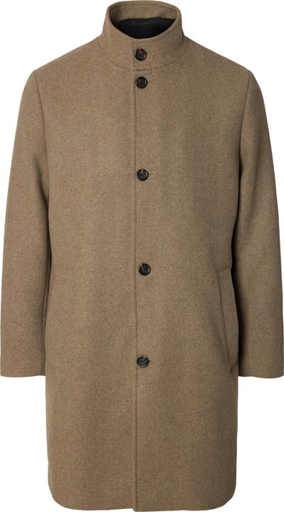 Selected Slhrainar Wool Blend Coat Noos
