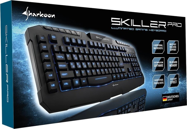 Actual product image Sharkoon Skiller PRO (DE, Cable)