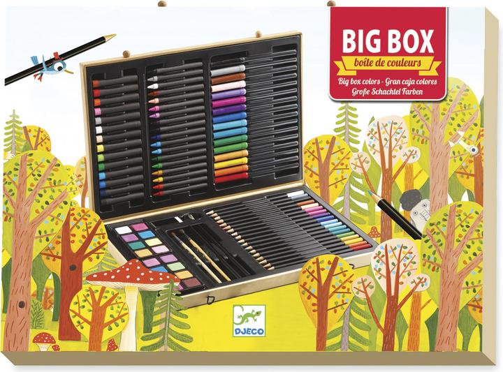 Actual product image Djeco Big box of colours (Multicoloured, 80 x)