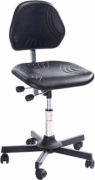 Image du produit Global Stole Siège d'atelier COMFORT, avec roulettes, plage de réglage en hauteur 510 - 640 (50 - 63 cm)
