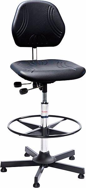 Image du produit Global Stole Siège d'atelier COMFORT, avec patins et repose-pieds circulaire, plage de