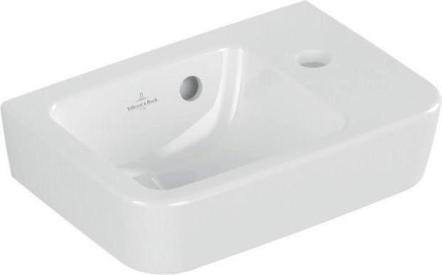 Produktbild Villeroy & Boch V&B Handwaschbecken O.NOVO COMPACT 360x250mm Be li mit ÜL we (250 mm, 360 mm)